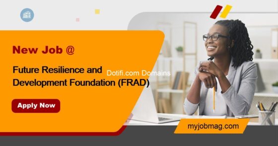 Finance Officer At Future Resilience and Development Foundation (FRAD)