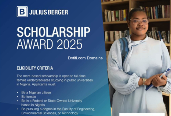 Apply : Julius Berger Scholarship Award For Nigerians 2025