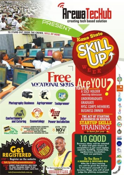 Apply Now: Kano skillup Workshop  Digital Skills Tech