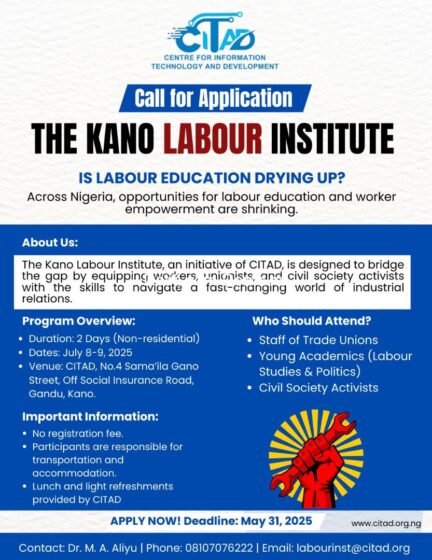 Call for Volunteers: 2nd Digital Kano Conference | Apply Now