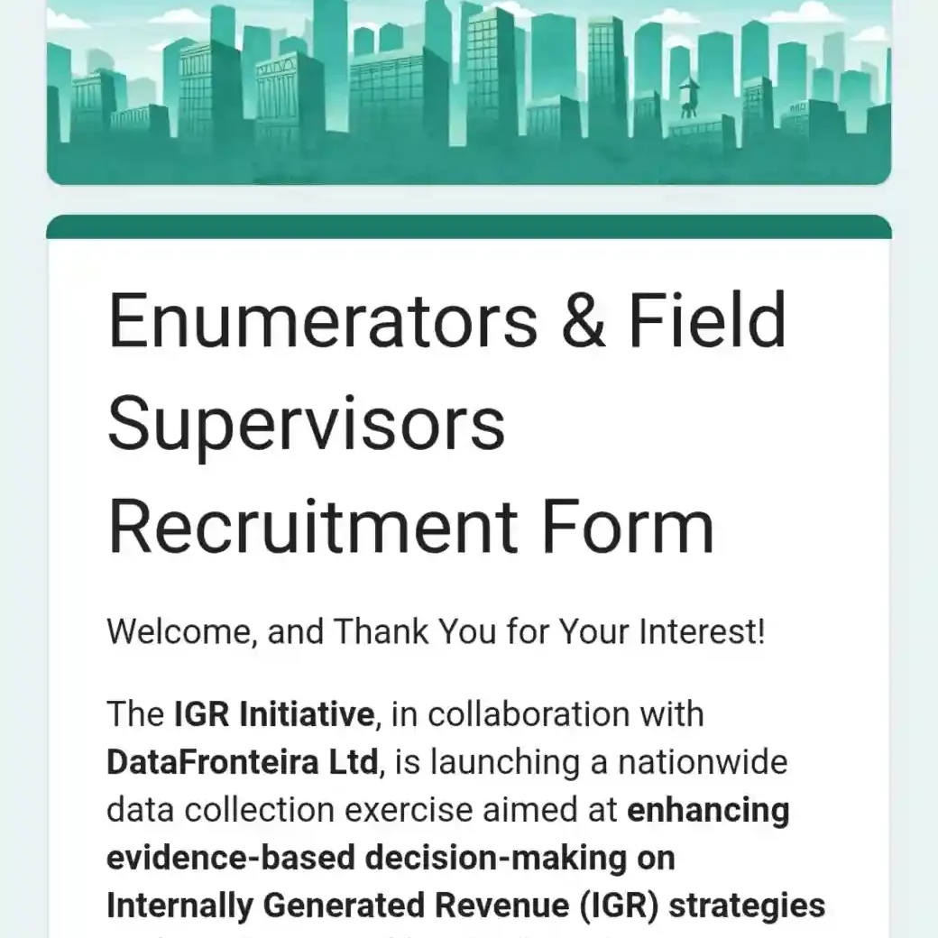 Enumerators  at The IGR Initiative & DataFronteira Ltd