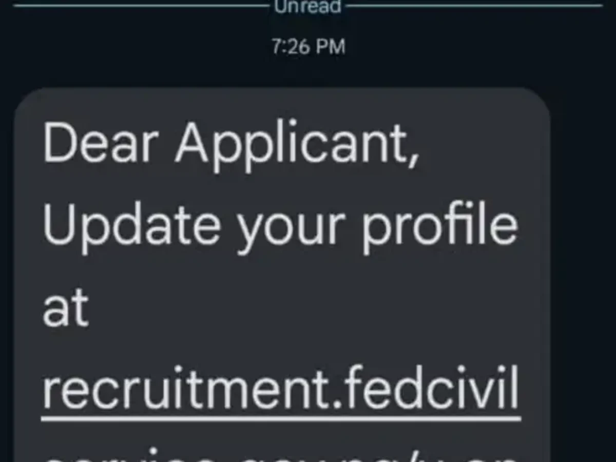 FCSC Sends SMS to Shortlisted Candidates for Exam Center Update