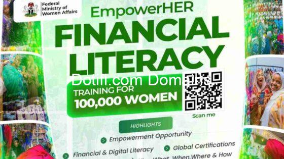 Apply Now: Federal Government EmpowerHER Financial Literacy Program 2025 For Nigerians
