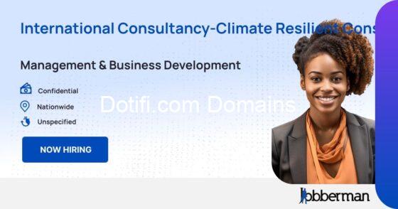International Consultancy-Climate Resilient Construction at UNICEF